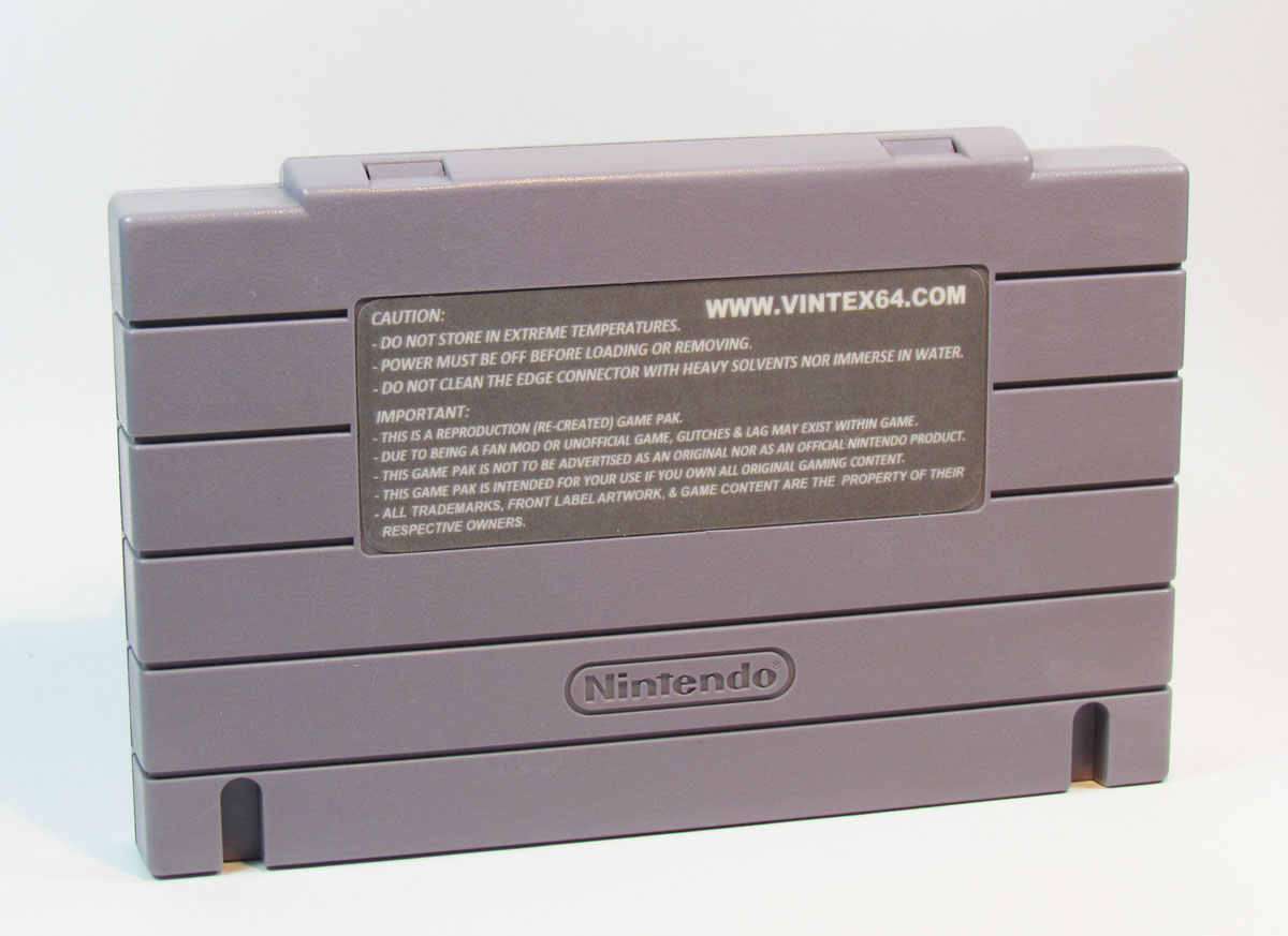 2 High-quality Reproduction Super Nintendo Game Labels SNES 